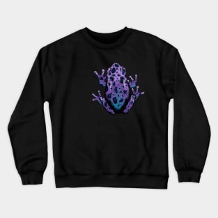 Purple Poison Dart Frog Crewneck Sweatshirt